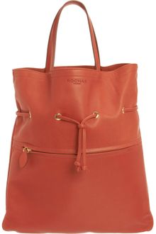 Rochas Karina Leather Tote - Lyst