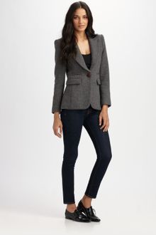 Smythe Piped Blazer - Lyst