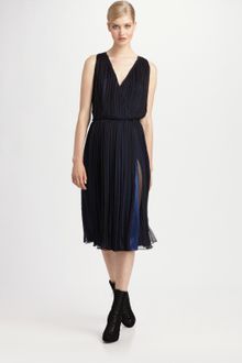 Sophie Theallet Crinkle Silk Chiffon Dress - Lyst