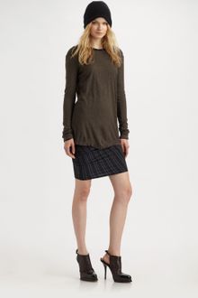 T By Alexander Wang Tissue Open-back Top - Lyst