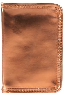 Topshop Metallic Oyster Card Case - Lyst