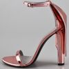 Alexander Wang Fabiana Metallic Leather Sandals in Pink (blush) - Lyst