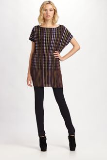 M Missoni Vertical Stripe Wedge Top - Lyst