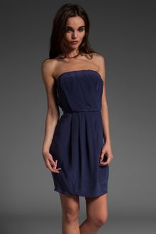 Zimmermann Silk Strapless Dress - Lyst