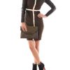 Givenchy Leather and Wool Dress in Multicolor (multi) - Lyst
