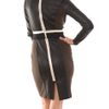 Givenchy Leather and Wool Dress in Multicolor (multi) - Lyst