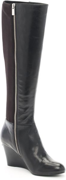michael kors bromley wedge boots