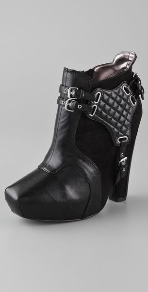Sam Edelman Zoe Platform Wedge Booties in Black - Lyst