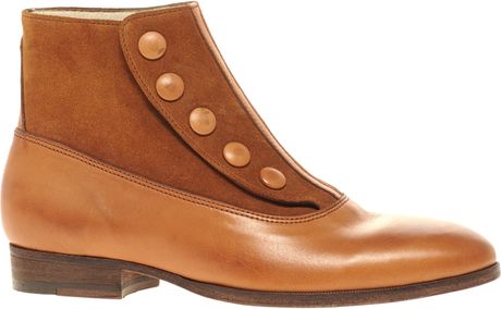 victorian style boots with buttons