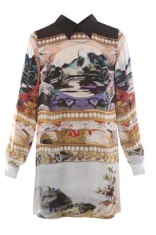 Mary Katrantzou Silk-georgette Vienouas Dress - Lyst