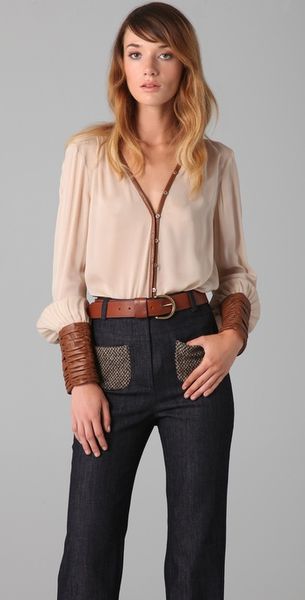 Elizabeth And James Chantal Blouse - Lyst