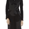 Antonio Berardi Paneled Woolblend Coat in Black - Lyst