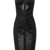 Dolce & Gabbana Lace and Satin Bustier Dress in Black - Lyst