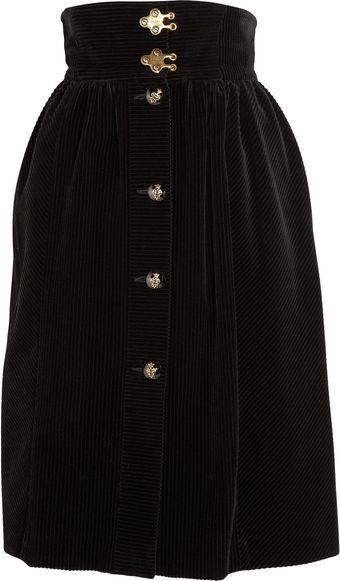Emilio Pucci High-waisted Corduroy Skirt - Lyst