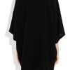Emma Cook Printed Silk Crepe De Chine Kaftan in Black - Lyst