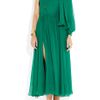Gucci Silkvoile Asymmetric Dress in Green (emerald) - Lyst