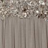 Marchesa Silkcrepe Strapless Gown in Brown (taupe) - Lyst
