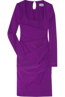 Preen Bruce Pleated Stretch-crepe Dress - Lyst