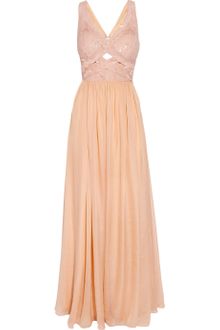 Rachel Gilbert Cinita Sequined Silk-chiffon Gown - Lyst