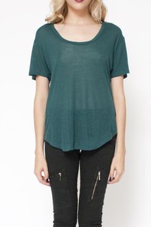 L'Agence Short-sleeve Oversize T in Emerald - Lyst