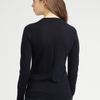 Milly Embroidered Argyle Cardigan in Blue (midnight) - Lyst