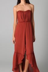 Thread Social Strapless Gown with Tap Shorts Lining Thread Social Strapless Gown with Tap Shorts Lining