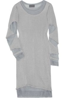 Zac Posen Cutout Metallic Sweater Dress - Lyst