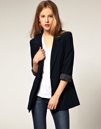 ASOS Collection Asos Boyfriend Blazer - Lyst