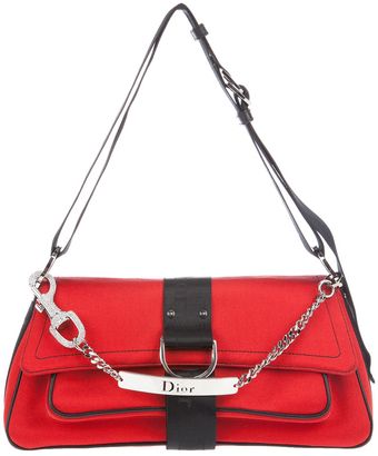 Christian Dior Archive Cotton Shoulder Bag - Lyst