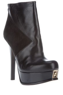 Fendi Ankle Boot - Lyst