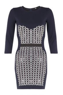 Markus Lupfer Sequin Bodice Dress - Lyst
