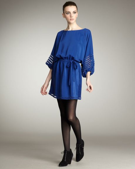 The Home Before Daylight Cobalt Blue Dress is the perfect party companion! Knit tank straps support a stunning bodice with a sexy square neckline and scoop back/5().