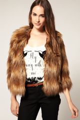 River Island Long Fur Jacket