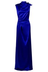 Roksanda Ilincic Backless High Neck Gown