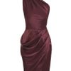 Roksanda Ilincic Oneshouldered Dress in Purple (burgundy) - Lyst