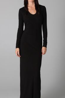 T By Alexander Wang Twist Long Sleeve Dress - Lyst