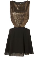 Topshop Cut Out Dress By Rare**