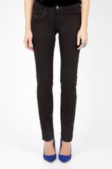 Vanessa Bruno Athé Black Pocket Skinny Jeans