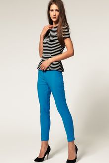 ASOS Collection Asos Super Skinny Tailored Trouser with Pintuck Front - Lyst