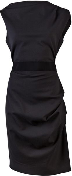  Sleeveless Belted Dress 