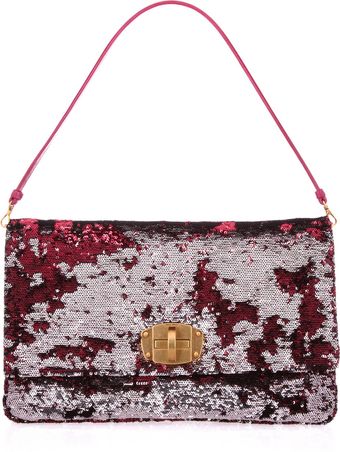 Miu Miu Sequined Clutch - Lyst