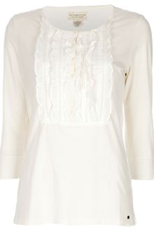 Polo Ralph Lauren Frill Blouse - Lyst