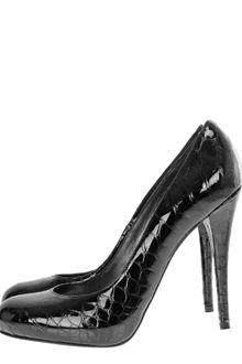 Stuart Weitzman For Scoop Patent Snake Platform Pump - Lyst