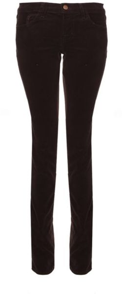  Pencil Leg Trouser in Wine 