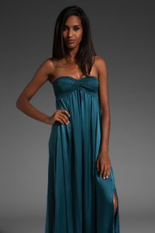 Indah Smock Bust Strapless Maxi Dress - Lyst