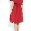 Prabal Gurung Draped Silkfaille Dress in Red - Lyst