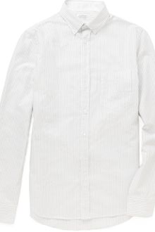 B Store Striped Button Down Collar Shirt - Lyst