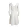 Reiss Fit and Flare Dress in Beige (cream) - Lyst