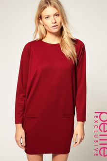 ASOS Collection Asos Petite Exclusive Elliptical Dress with Jet Pockets - Lyst