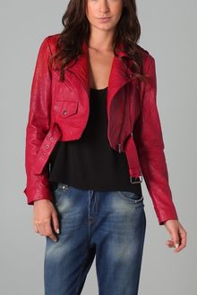 Veda Thriller Leather Jacket - Lyst